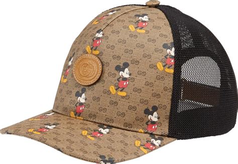 gucci hat mickey|Gucci X Disney Mickey Mouse Hat In Beige .